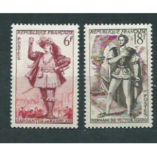 Francia - Correo 1953 Yvert 943/4 ** Mnh  Teatro francés