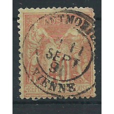 Francia - Correo 1877 Yvert 94 Usado