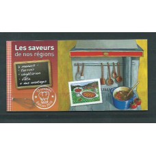 Francia - Autoadhesivos 2010 Yvert 431 Carnet ** Mnh  Gastronomía