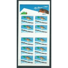 Francia - Autoadhesivos 2003 Yvert 37 Carnet ** Mnh  Fauna ave