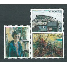 Feroe - Correo Yvert 112/4 ** Mnh Pinturas