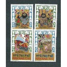 Feroe - Correo Yvert 124/7 ** Mnh Cuentos y Leyendas