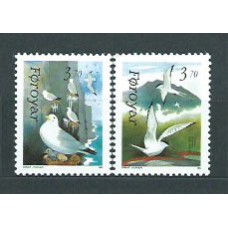 Feroe - Correo Yvert 213/4 ** Mnh Aves