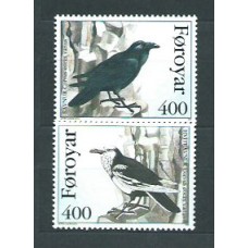 Feroe - Correo Yvert 279/80 ** Mnh Fauna Aves