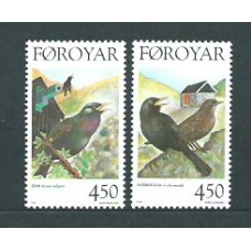 Feroe - Correo Yvert 324/5 ** Mnh Fauna Aves