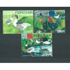 Feroe - Correo Yvert 605/7 ** Mnh Fauna Aves