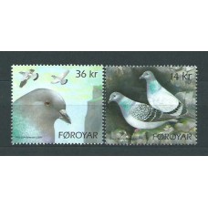 Feroe - Correo Yvert 679//80 ** Mnh Fauna Aves