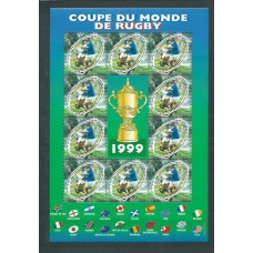 Francia - Hojas 1999 Yvert 26 ** Mnh   Deportes rugby