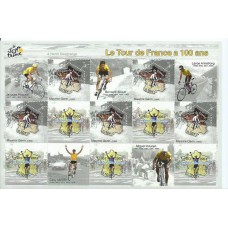 Francia - Hojas 2003 Yvert 59 ** Mnh  Deportes ciclismo
