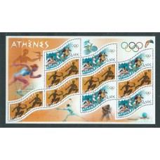 Francia - Hojas 2004 Yvert 73 ** Mnh  Olimpiadas de Atenas