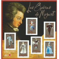 Francia - Hojas 2006 Yvert 98 ** Mnh  Operas de Mozart