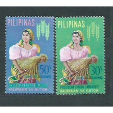 Filipinas - Aereo Yvert 64/65 ** Mnh  Campaña contra el hambre