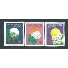 Finlandia - Correo 1988 Yvert 1008/10 ** Mnh Cruz roja