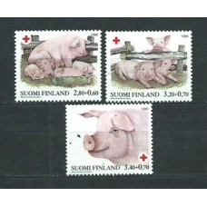 Finlandia - Correo 1998 Yvert 1393/95 ** Mnh Cruz roja