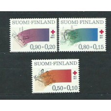 Finlandia - Correo 1977 Yvert 763/5 ** Mnh Cruz roja