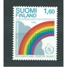 Finlandia - Correo 1986 Yvert 968 ** Mnh Año de la paz