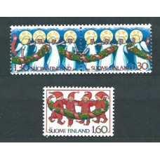 Finlandia - Correo 1986 Yvert 969/71 ** Mnh Navidad