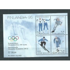 Finlandia - Hojas Yvert 11 ** Mnh Deportes ski