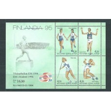 Finlandia - Hojas Yvert 12 ** Mnh Deportes