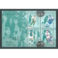 Finlandia - Hojas Yvert 15 ** Mnh Deportes