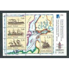 Finlandia - Hojas Yvert 2 ** Mnh Barcos