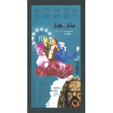 Finlandia - Correo 2007 Yvert 1809/12 ** Mnh Eurovisión música