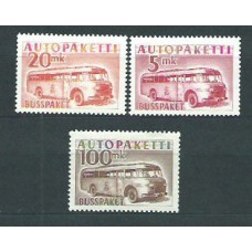 Finlandia - Autobuses Yvert 6/7+9 ** Mnh Vehicúlos