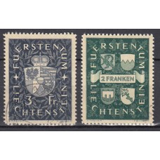 Liechtenstein - Correo 1939 Yvert 159/60 usado