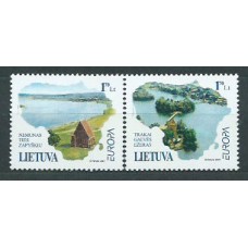 Lituania - Correo Yvert 662/3 ** Mnh Europa