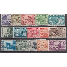 Luxemburgo - Correo 1935 Yvert 259/73 * Mh