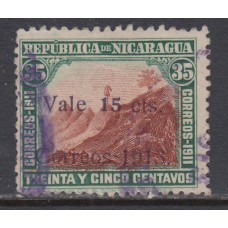 Nicaragua - Correo 1913 Yvert 328 usado El Momotombo