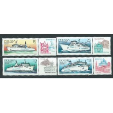Polonia - Correo 1986 Yvert 2839/42 ** Mnh Barcos