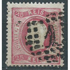 Portugal - Correo 1867-70 Yvert 29 usado Luis I