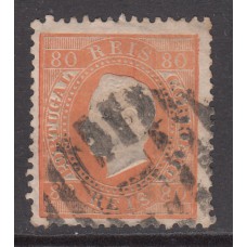 Portugal - Correo 1870-80 Yvert 43(A) usado