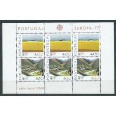 Portugal - Hojas 1977 Yvert 20 ** Mnh Europa
