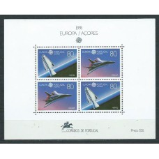 Azores - Correo Yvert 405/6+H,12 ** Mnh Europa