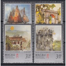 Macao - Correo Yvert 848/51 ** Mnh  Pinturas