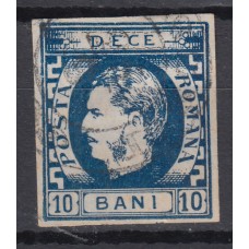 Rumania - Correo 1869  Yvert 22 usado Principe Carlos