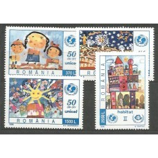 Rumania - Correo 1996 Yvert 4319/22 ** Mnh Unicef