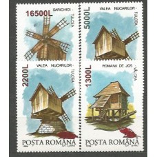 Rumania - Correo 2001 Yvert 4664/7 ** Mnh Molinos de Viento