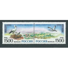 Rusia - Correo 1995 Yvert 6152/3 ** Mnh Fauna. Aves