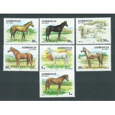 Azerbaijan - Correo Yvert 87/93 ** Mnh  Caballos