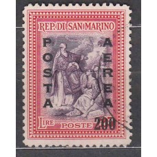 San Marino - Aereo Yvert 67 usado