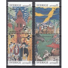 Suecia - Correo 1991 Yvert 1645/8 ** Mnh Pinturas