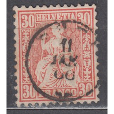 Suiza - Correo 1862 Yvert 38 usado