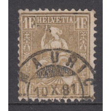 Suiza - Correo 1862 Yvert 41 usado