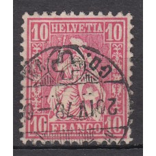 Suiza - Correo 1867-78 Yvert 43 usado