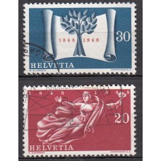 Suiza - Correo 1948 Yvert 455/6 ** Mnh