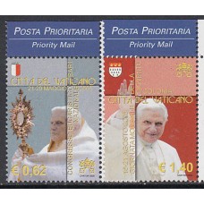 Vaticano - Correo 2006 Yvert 1407/8 ** Mnh Benedicto XVI