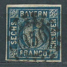 Estados Alemanes - Baviera Yvert 11 usado